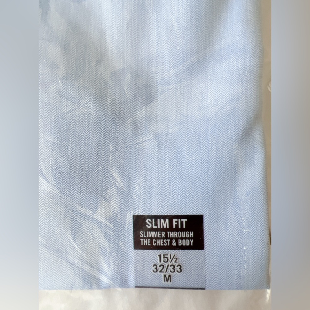 Calvin Klein Men's Steel Stretch Slim Fit Dress Shirt - Picture 7 of 9